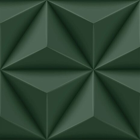 Origin Wallcoverings 3D Reflections 347818 - Groen Behang