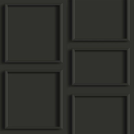 Origin Wallcoverings 3D Reflections 347861 - Zwart Behang