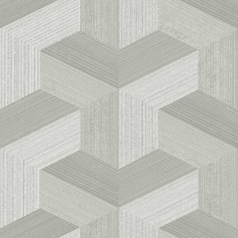 Origin Wallcoverings 3D Reflections 347947 - Grijs Behang