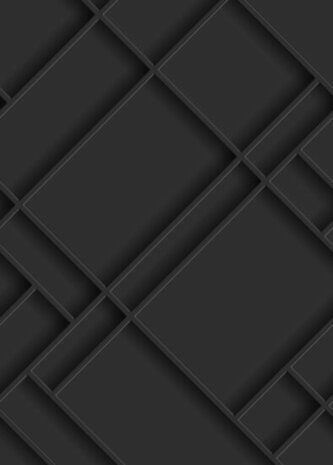 Origin Wallcoverings 3D Reflections 357327 - Zwart Behang