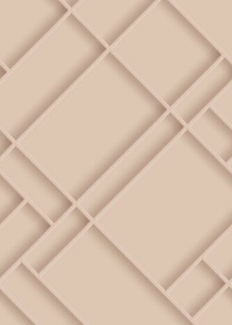 Origin Wallcoverings 3D Reflections 357335 - Roze Behang
