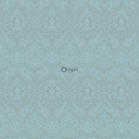 Origin Wallcoverings Beaumont 346246 - Blauw / Groen Behang