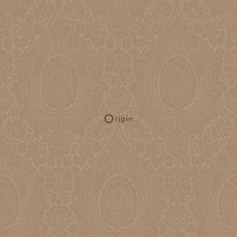 Origin Wallcoverings Belle Epoque 345429 - Geel / Bruin Behang