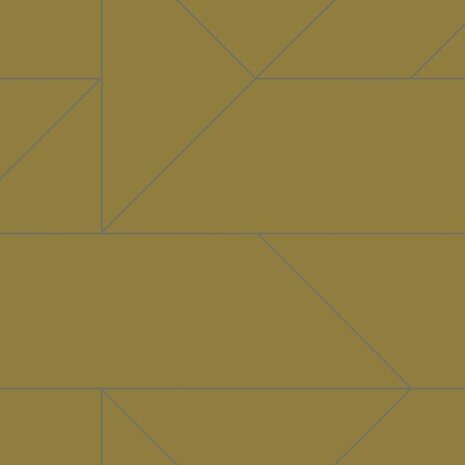 Origin Wallcoverings City Chic 347723 - Geel Behang