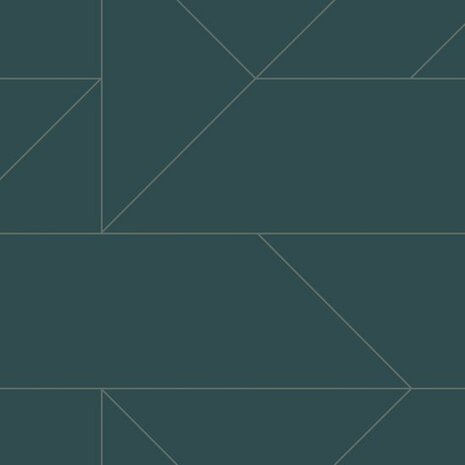 Origin Wallcoverings City Chic 347725 - Blauw Behang