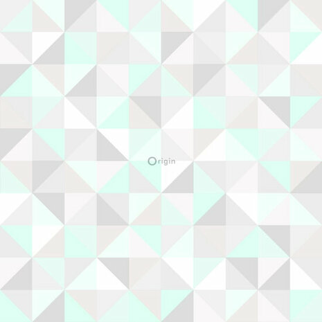 Origin Wallcoverings Hide & Seek 337206 - Groen / Grijs Behang