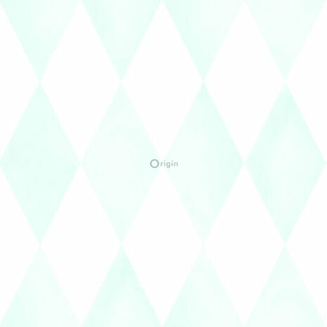 Origin Wallcoverings Hide & Seek 337218 - Wit / Groen Behang