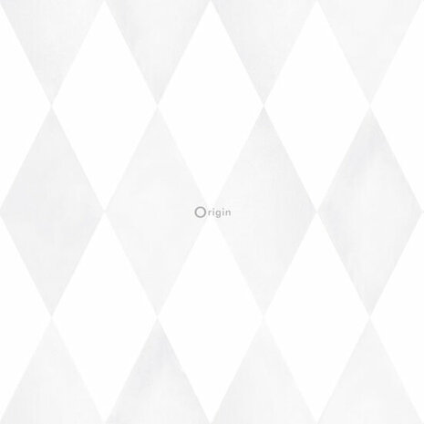 Origin Wallcoverings Hide & Seek 337220 - Wit / Grijs Behang