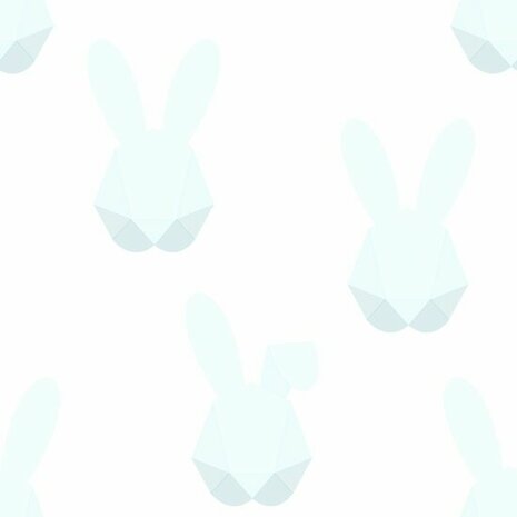 Origin Wallcoverings Hide & Seek 347488 - Wit / Blauw Behang