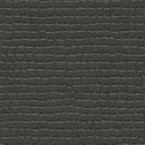 Origin Wallcoverings Luxury Skins 347783 - Zwart Behang