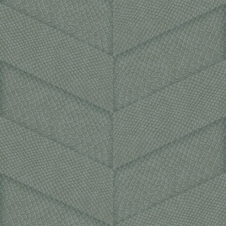 Origin Wallcoverings Luxury Skins 347791 - Grijs / Blauw Behang
