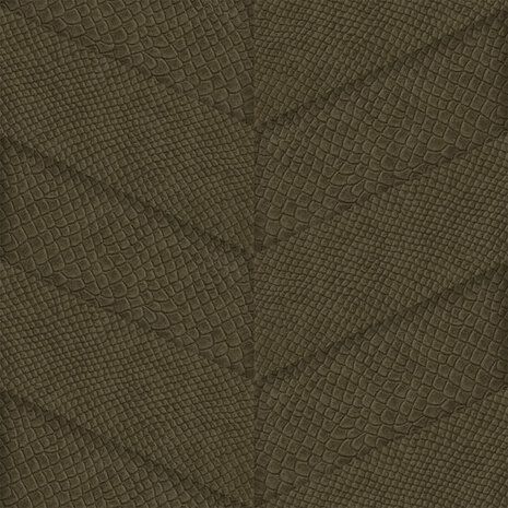 Origin Wallcoverings Luxury Skins 347794 - Bruin Behang