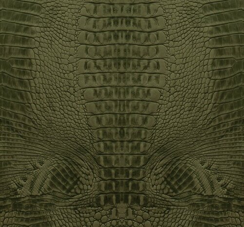 Origin Wallcoverings Luxury Skins 357246 - Groen Behang