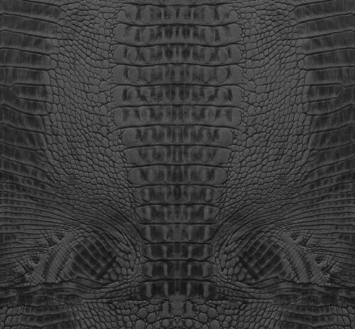 Origin Wallcoverings Luxury Skins 357247 - Zwart Behang