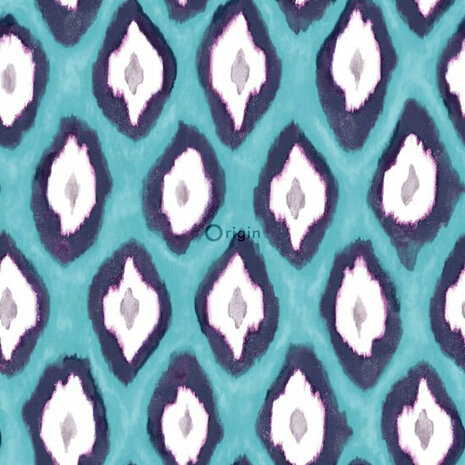 Origin Wallcoverings Mariska Meijers 346917 - Blauw / Groen Behang