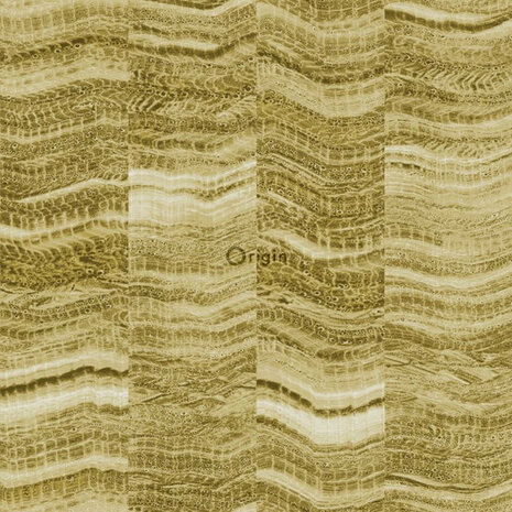 Origin Wallcoverings Matières 337247 - Geel Behang