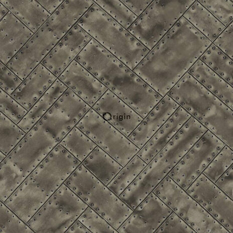 Origin Wallcoverings Matières 337244 - Bruin Behang