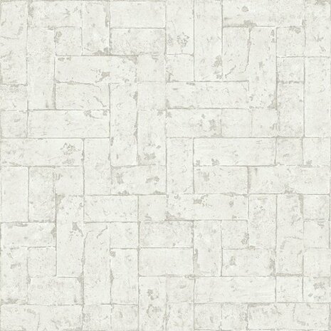 Origin Wallcoverings Matières 347567 - Wit Behang