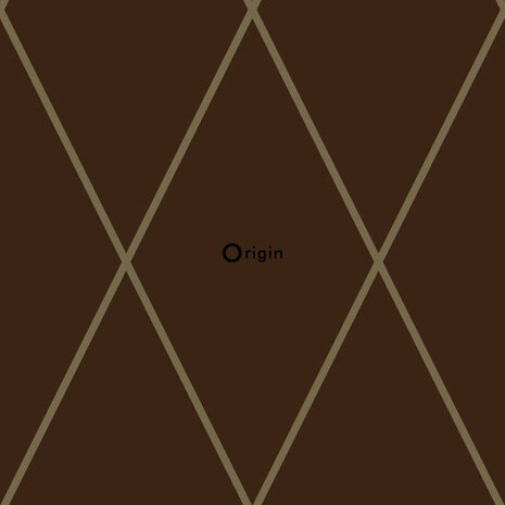 Origin Wallcoverings Metropolitan 345717 - Geel / Bruin Behang