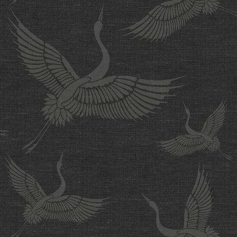 Origin Wallcoverings Natural Fabrics 347760 - Grijs Behang