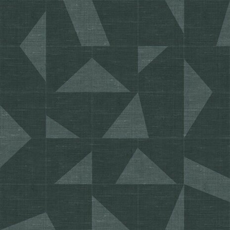 Origin Wallcoverings Natural Fabrics 347756 - Blauw Behang
