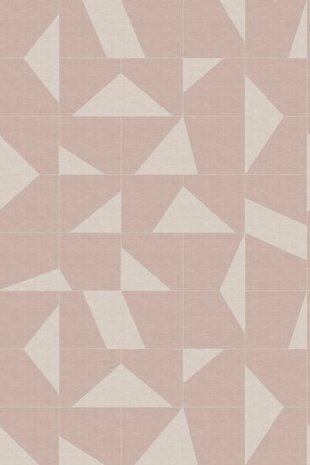 Origin Wallcoverings Natural Fabrics 357231 - Roze Behang