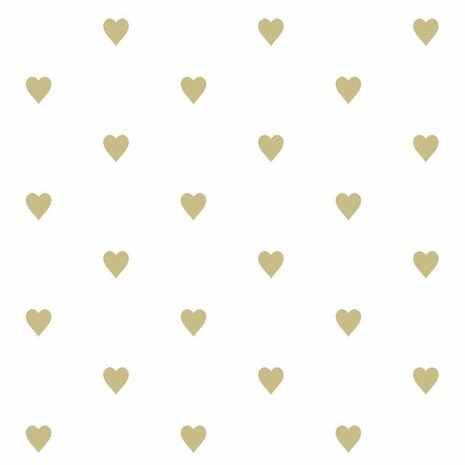 Origin Wallcoverings Precious 347679 - Wit / Goud Behang