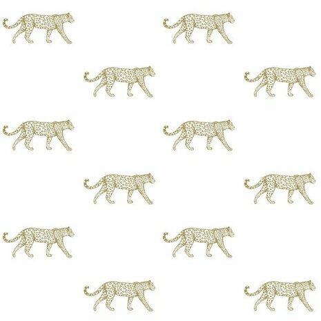 Origin Wallcoverings Precious 347685 - Wit / Goud Behang