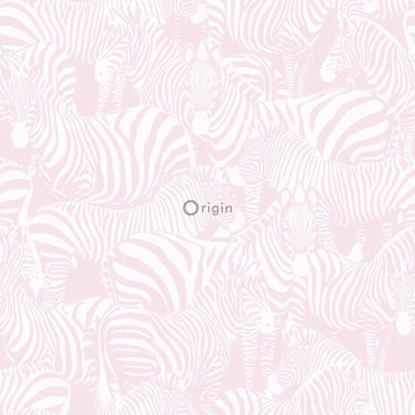 Origin Wallcoverings Upstairs Downstairs 346835 - Roze Behang