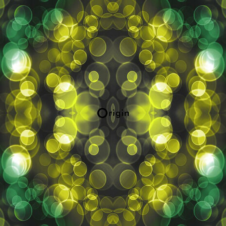 Origin Wallcoverings Urban Funky 337201 - Groen / Geel Behang