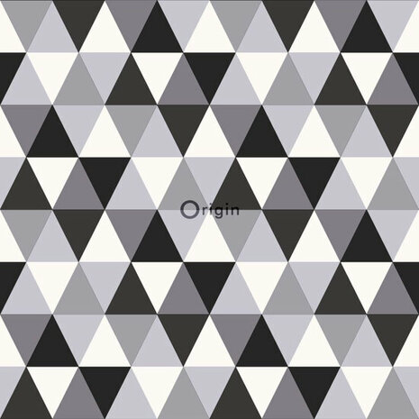 Origin Wallcoverings Urban Funky 347202 - Zwart / Wit Behang