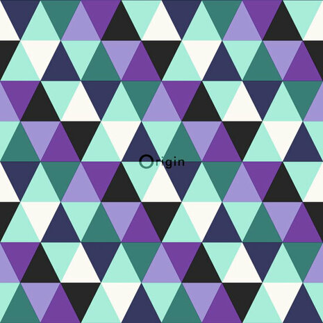 Origin Wallcoverings Urban Funky 347204 - Paars / Blauw Behang