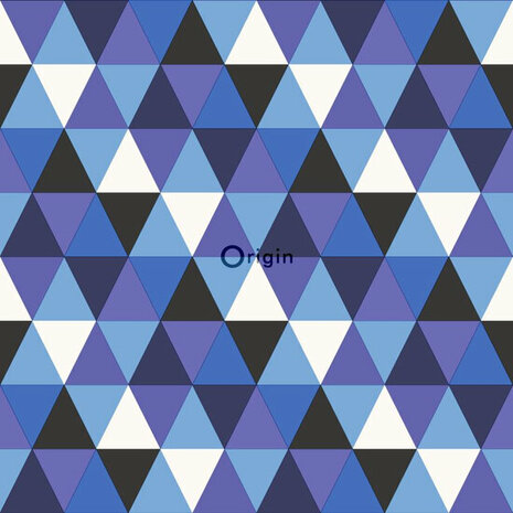 Origin Wallcoverings Urban Funky 347205 - Blauw Behang