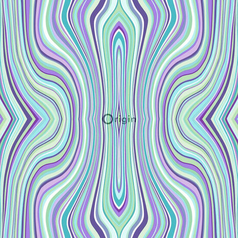 Origin Wallcoverings Urban Funky 347226 - Blauw / Groen / Paars Behang