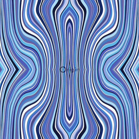 Origin Wallcoverings Urban Funky 347228 - Blauw / Groen / Blauw Behang