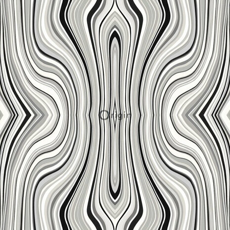 Origin Wallcoverings Urban Funky 347230 - Zwart / Wit Behang