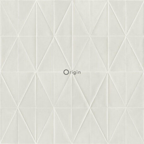 Origin Wallcoverings Urban Funky 347232 - zilver / Wit Behang
