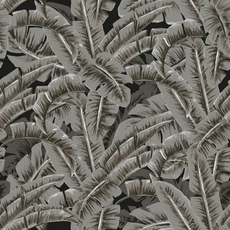 Origin Wallcoverings Wunderkammer 347440 - Zwart / Grijs Behang