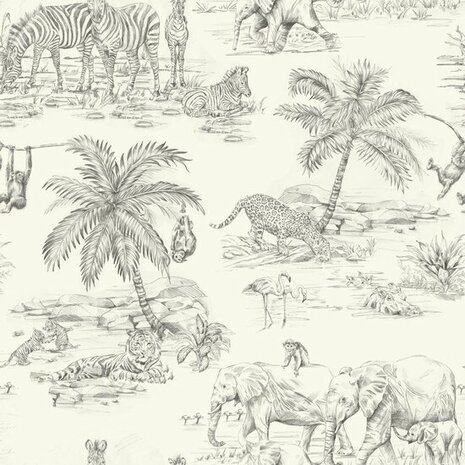 Origin Wallcoverings Wunderkammer 347442 - Beige Behang