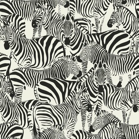 Origin Wallcoverings Wunderkammer 347453 - Zwart / Wit Behang