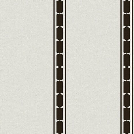 Noordwand Arché 39039 Grijs / Zwart Behang
