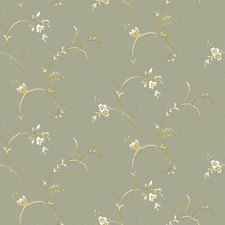 Dutch Wall Decor Gammalsvenska Klassiker 523-03 Groen Behang