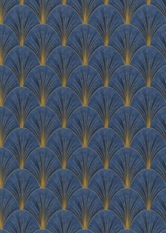 Dutch Wall Decor Elle Decoration 4 10451-08 / 1045108 Blauw Behang