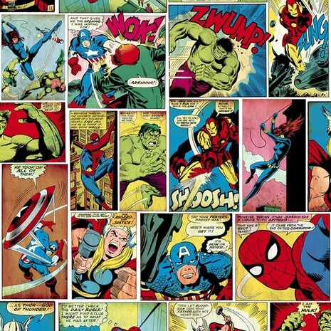 Noordwand Kids@Home 6 | marvel Behang