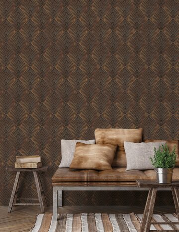 Noordwand Utopia G68015 Bruin