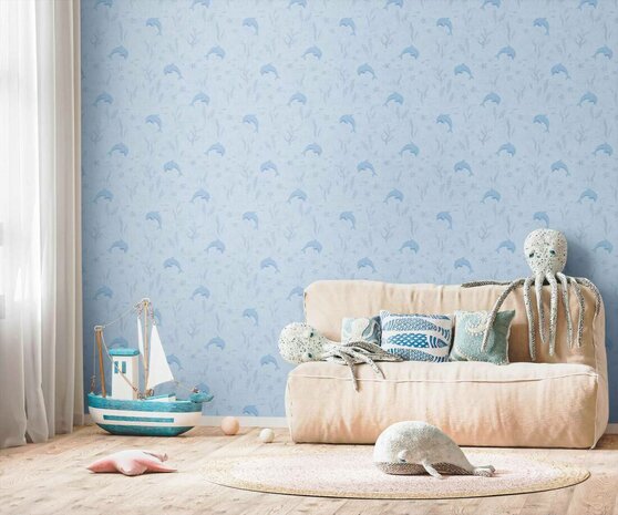 AS Creation Lilly & Luis - 77132-1 / 771321 Blauw