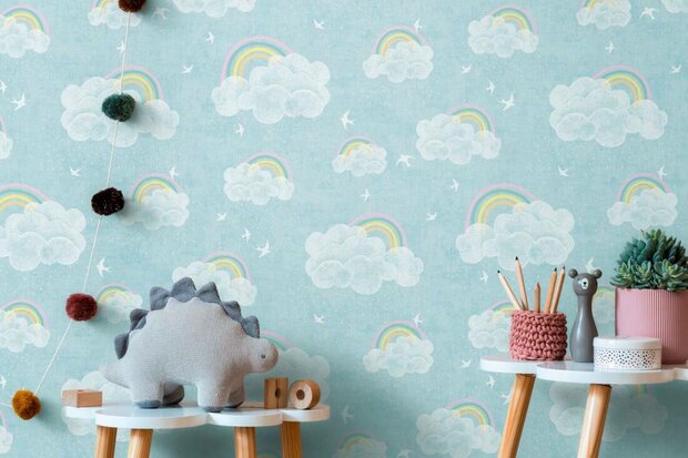 AS Creation Lilly & Luis - 77144-1 / 771441 Blauw