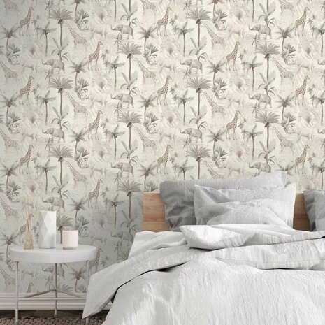 Arthouse Signature Collection behang Serengeti Animals Neutral 923703