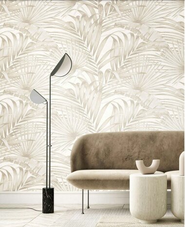 Noordwand Aura 42201 Wit - Beige