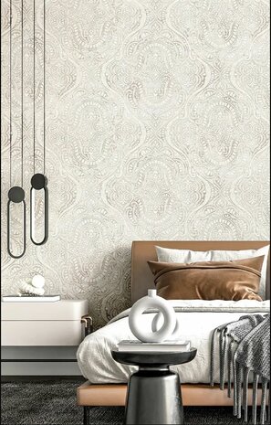Noordwand Aura 42210 Wit - Beige